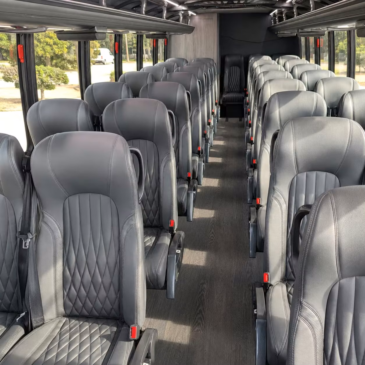 28 passenger minibus inside