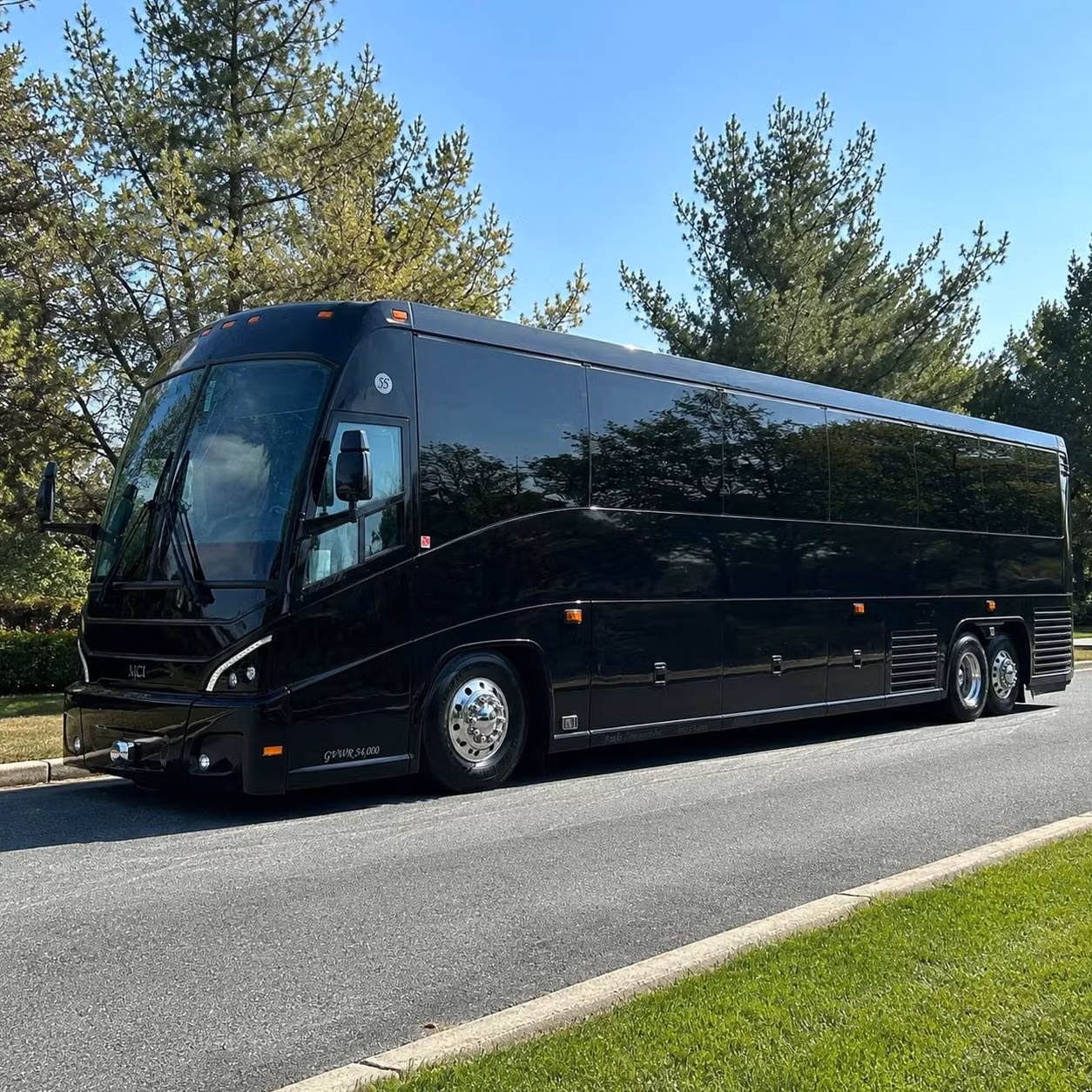 56 passenger charter bus