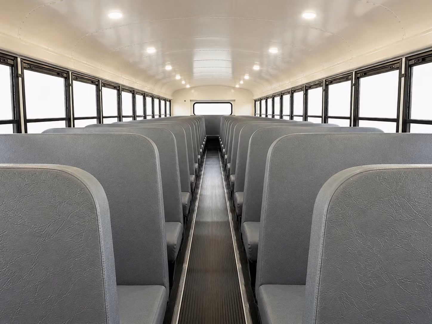 school bus inside